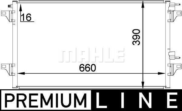 MAHLE AC 297 000P - Kondenser, kondisioner furqanavto.az