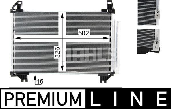 MAHLE AC 793 000P - Kondenser, kondisioner furqanavto.az