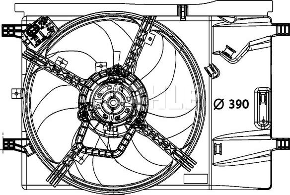 MAHLE ACF 37 000P - Fan, kondisioner, kondisioner furqanavto.az