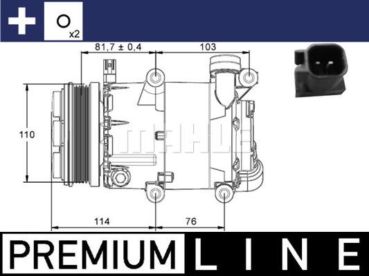 MAHLE ACP 866 000P - Kompressor, kondisioner furqanavto.az