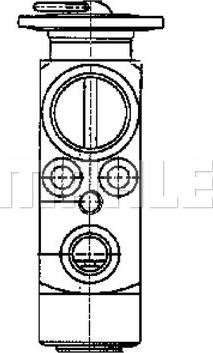 MAHLE AVE 53 000P - Genişləndirici klapan, kondisioner furqanavto.az