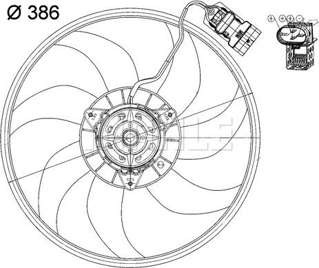 MAHLE CFF 162 000P - Fen, radiator furqanavto.az