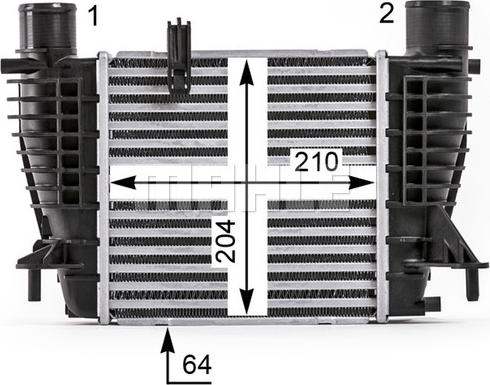 MAHLE CI 533 000P - Intercooler, şarj cihazı furqanavto.az