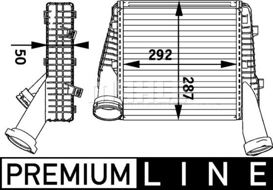 MAHLE CI 141 000P - Intercooler, şarj cihazı furqanavto.az