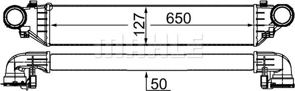 MAHLE CI 343 000S - Intercooler, şarj cihazı furqanavto.az