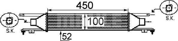 MAHLE CI 249 000P - Intercooler, şarj cihazı furqanavto.az