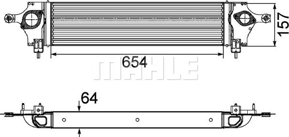 MAHLE CI 200 000P - Intercooler, şarj cihazı furqanavto.az