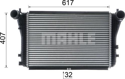 MAHLE CI 207 000P - Intercooler, şarj cihazı furqanavto.az