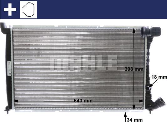 MAHLE CR 473 000S - Radiator, mühərrikin soyudulması furqanavto.az