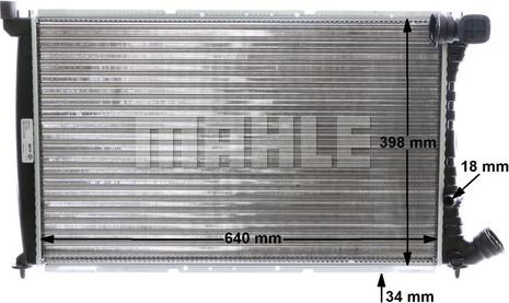 MAHLE CR 473 000S - Radiator, mühərrikin soyudulması furqanavto.az