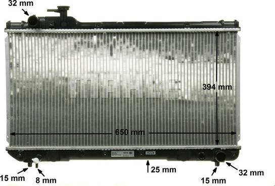 MAHLE CR 542 000S - Radiator, mühərrikin soyudulması furqanavto.az