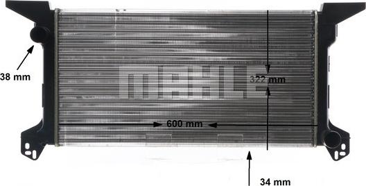 MAHLE CR 623 000S - Radiator, mühərrikin soyudulması furqanavto.az