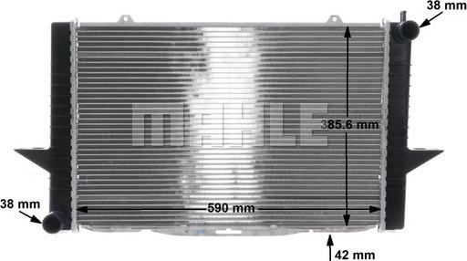 MAHLE CR 1543 000S - Radiator, mühərrikin soyudulması furqanavto.az