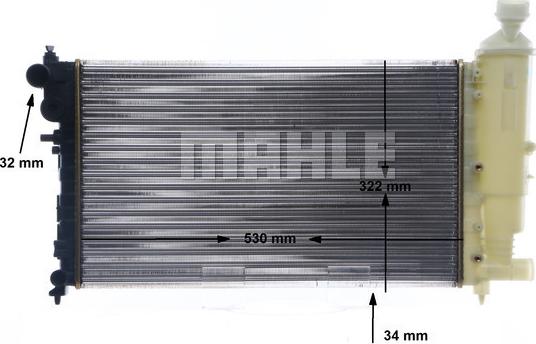 MAHLE CR 169 000S - Radiator, mühərrikin soyudulması furqanavto.az