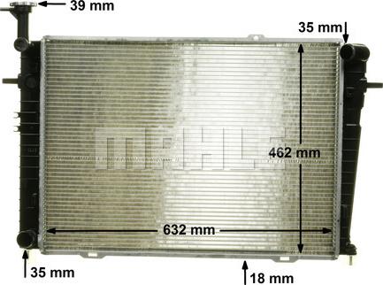 MAHLE CR 1317 000P - Radiator, mühərrikin soyudulması furqanavto.az