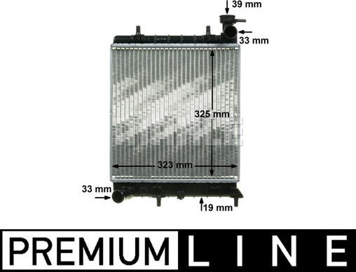 MAHLE CR 1281 000P - Radiator, mühərrikin soyudulması furqanavto.az