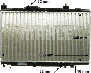 MAHLE CR 2017 000S - Radiator, mühərrikin soyudulması furqanavto.az