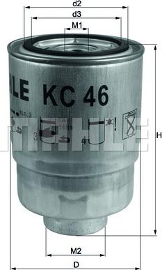 MAHLE KC 46 - Yanacaq filtri furqanavto.az