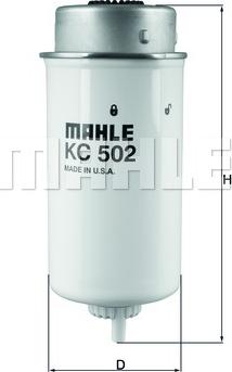 MAHLE KC 502 - Yanacaq filtri furqanavto.az