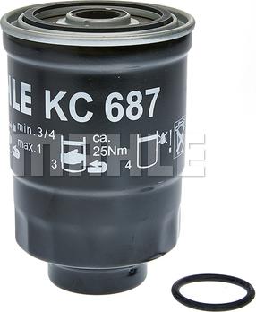 MAHLE KC 687 - Yanacaq filtri furqanavto.az