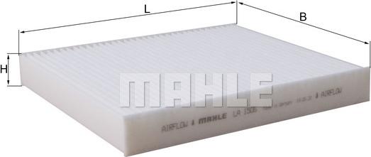 MAHLE LA 1506 - Filtr, daxili hava furqanavto.az