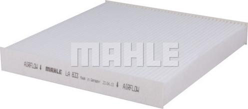 MAHLE LA 833 - Filtr, daxili hava www.furqanavto.az