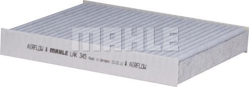 MAHLE LAK 345 - Filtr, daxili hava furqanavto.az