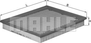 MAHLE LX 1272 - Hava filtri furqanavto.az