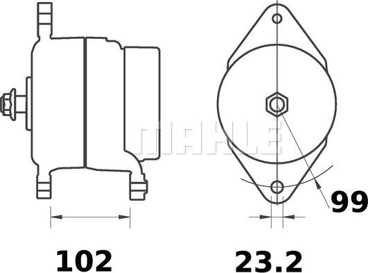 MAHLE MG 490 - Alternator furqanavto.az