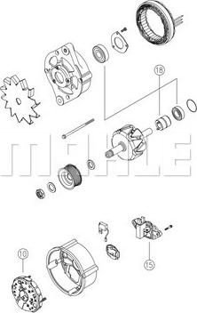 MAHLE MG 803 - Alternator furqanavto.az