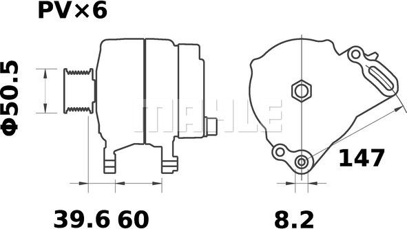 MAHLE MG 367 - Alternator furqanavto.az