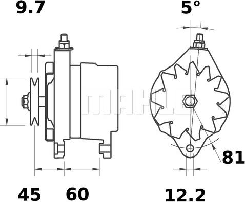 MAHLE MG 280 - Alternator furqanavto.az