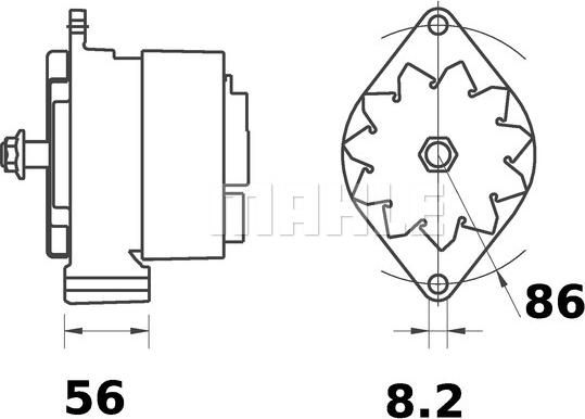 MAHLE MG 270 - Alternator furqanavto.az