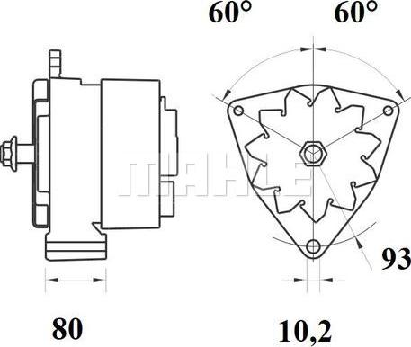 MAHLE MG 773 - Alternator furqanavto.az