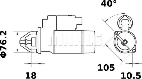 MAHLE MS 455 - Başlanğıc furqanavto.az