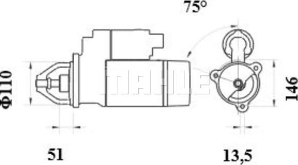 MAHLE MS 462 - Başlanğıc furqanavto.az