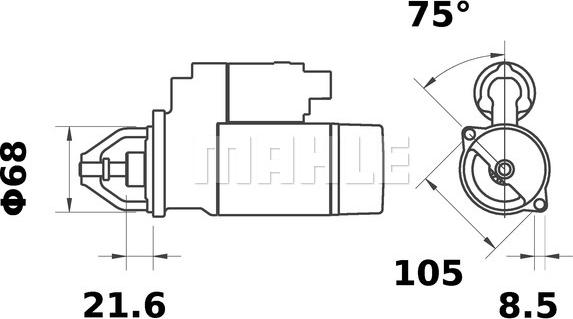 MAHLE MS 409 - Başlanğıc furqanavto.az