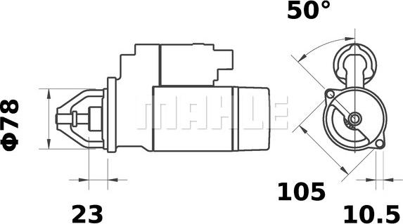 MAHLE MS 431 - Başlanğıc furqanavto.az