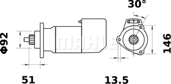 MAHLE MS 471 - Başlanğıc furqanavto.az