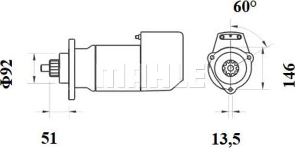 MAHLE MS 537 - Başlanğıc furqanavto.az