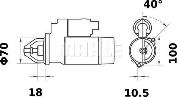 MAHLE MS 135 - Başlanğıc furqanavto.az