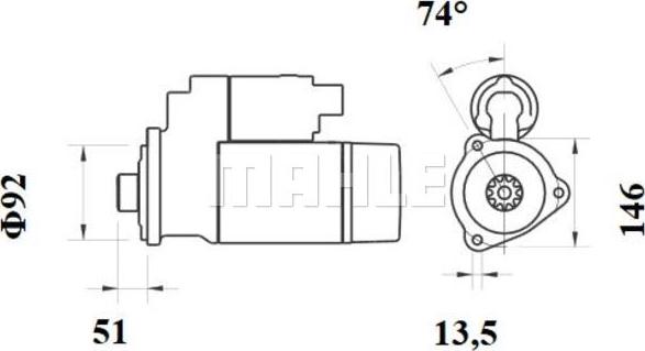 MAHLE MS 890 - Başlanğıc furqanavto.az