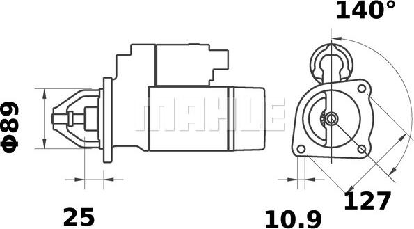 MAHLE MS 355 - Başlanğıc furqanavto.az