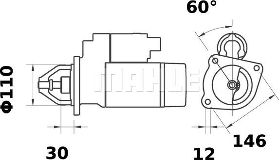 MAHLE MS 389 - Başlanğıc furqanavto.az