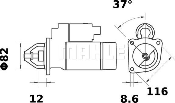 MAHLE MS 372 - Başlanğıc furqanavto.az