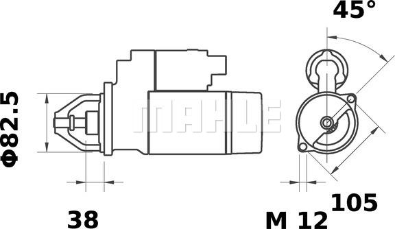 MAHLE MS 266 - Başlanğıc furqanavto.az