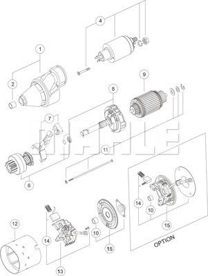 MAHLE MS 283 - Başlanğıc furqanavto.az