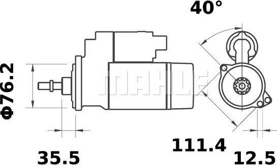 MAHLE MS 234 - Başlanğıc furqanavto.az