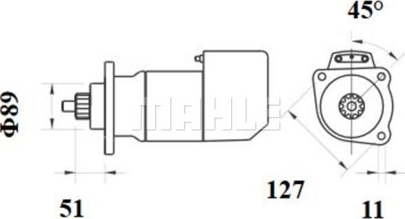 MAHLE MS 704 - Başlanğıc furqanavto.az