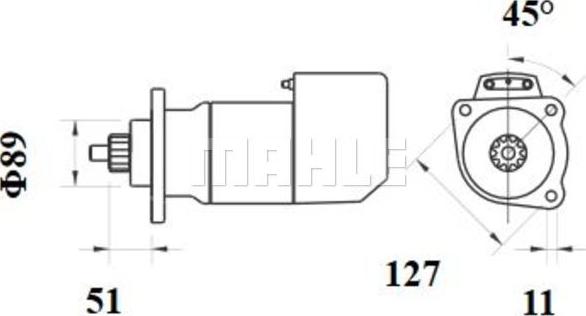 MAHLE MS 712 - Başlanğıc furqanavto.az